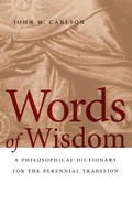 Cover: Words of Wisdom - University of Notre Dame Press