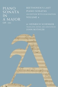 Abbildung von: Piano Sonata in A Major, Op. 101: Beethovens Last Piano Sonatas, An Edition with Elucidation, Volume 4 - Oxford University Press