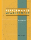 Cover: Performance Measurement - Urban Institute Press,U.S.