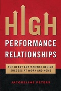 Cover: High Performance Relationships - InnerActive Leadership Associates Inc