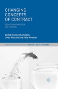 Cover: Changing Concepts of Contract - Palgrave Macmillan