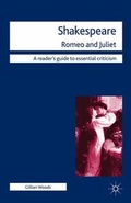 Cover: Shakespeare: Romeo and Juliet - Bloomsbury Academic