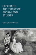 Cover: Exploring the 'Socio' of Socio-Legal Studies - Palgrave Macmillan