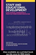 Cover: Staff and Educational Development - Kogan Page Ltd