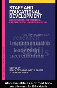 Enlarge image Cover: Staff and Educational Development - Kogan Page Ltd