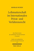 Cover: Leihmutterschaft im Internationalen Privat- und Verfahrensrecht - Mohr Siebeck