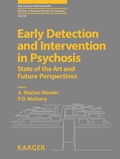 Cover: Early Detection and Intervention in Psychosis - S. Karger