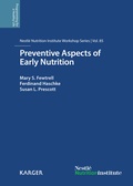 Cover: Preventive Aspects of Early Nutrition - S. Karger