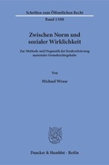 Cover: Zwischen Norm und sozialer Wirklichkeit. - Duncker & Humblot
