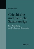 Cover: Griechische und r&ouml;mische Staatsvertr&auml;ge - J.B. Metzler