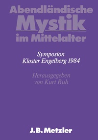 Abbildung von: Abendländische Mystik im Mittelalter - J.B. Metzler