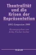 Cover: Theatralit&auml;t und die Krisen der Repr&auml;sentation - J.B. Metzler