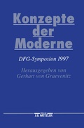Cover: Konzepte der Moderne - J.B. Metzler