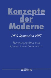 Abbildung von: Konzepte der Moderne - J.B. Metzler