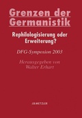 Cover: Grenzen der Germanistik - J.B. Metzler