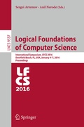 Cover: Logical Foundations of Computer Science - Springer