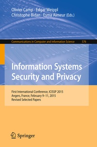 Abbildung von: Information Systems Security and Privacy - Springer