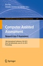 Cover: Computer Assisted Assessment. Research into E-Assessment - Springer