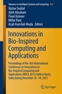 Cover: Innovations in Bio-Inspired Computing and Applications - Springer