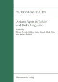 Cover: Ankara Papers in Turkish and Turkic Linguistics - Harrassowitz Verlag