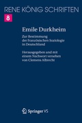 Cover: Emile Durkheim - Springer VS