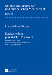 Abbildung von: Das kostenlose periodische Druckwerk - Peter Lang Verlag