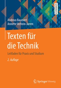 Enlarge image Cover: Texten für die Technik - Springer Vieweg