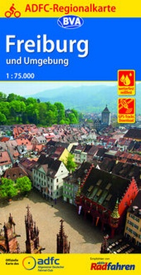 Abbildung von: ADFC-Regionalkarte Freiburg und Umgebung 1:75.000, reiß- und wetterfest, GPS-Tracks Download - BVA BikeMedia