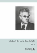 Abbildung von: Jahrbuch der Luria-Gesellschaft 2015 - Lehmanns Media