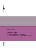Cover: Density of States and Charge Carrier Transport in Organic Donor-Acceptor Blend Layers - Dr. Hut
