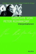 Cover: Gedichte von Peter R&uuml;hmkorf - Brill Deutschland