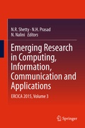 Cover: Emerging Research in Computing, Information, Communication and Applications - Springer