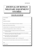 Cover: Journal of Roman Military Equipment Studies: No. 14 and 15 - The Armatura Press