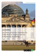 Cover: Die Ethik politischen Handelns bei Edith Stein im Vergleich mit der katholischen Soziallehre - GRIN Verlag