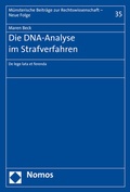 Bild: Die DNA-Analyse im Strafverfahren - Nomos