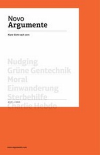 Enlarge image Cover: NovoArgumente - Novo Argumente Verlag