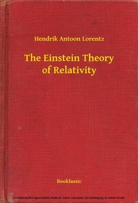 Enlarge image Cover: The Einstein Theory of Relativity - Booklassic