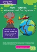 Cover: Plate Tectonics, Volcanoes & Earthquakes - Oaka Books