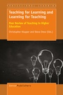 Cover: Teaching for Learning and Learning for Teaching - Brill