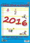 Cover: Cartoon Familienkalender 2016 von HANSEL Cartoons - HANSEL Cartoons