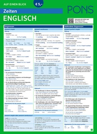 Abbildung von: PONS Zeiten auf einen Blick Englisch - PONS Langenscheidt