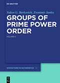 Bild: Groups of Prime Power Order. Volume 4 - De Gruyter