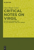Cover: Critical Notes on Virgil - De Gruyter