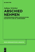 Cover: Abschied nehmen - De Gruyter