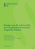 Cover: Beitr&auml;ge zum 18. Arbeitstreffen der Europ&auml;ischen Slavistischen Linguistik (Polyslav) - Harrassowitz Verlag
