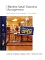 Cover: Effective Small Business Management - Pearson