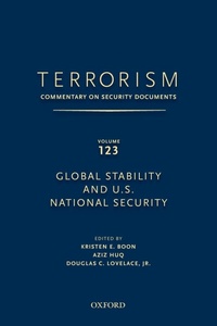 Enlarge image Cover: TERRORISM: COMMENTARY ON SECURITY DOCUMENTS VOLUME 123 - Oxford University Press Inc