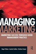 Cover: Managing Marketing - Routledge