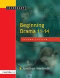 Cover: Beginning Drama 11-14 - Routledge