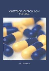 Abbildung von: Australian Medical Law - Routledge Cavendish